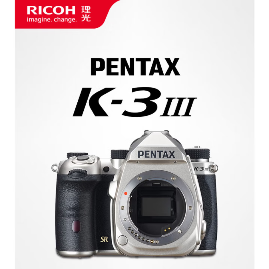 理光（Ricoh）PENTAX宾得K-3 Mark III/K33单反相机12张连拍五轴防抖 银色 机身+DA11-18(黑色) x 标配
