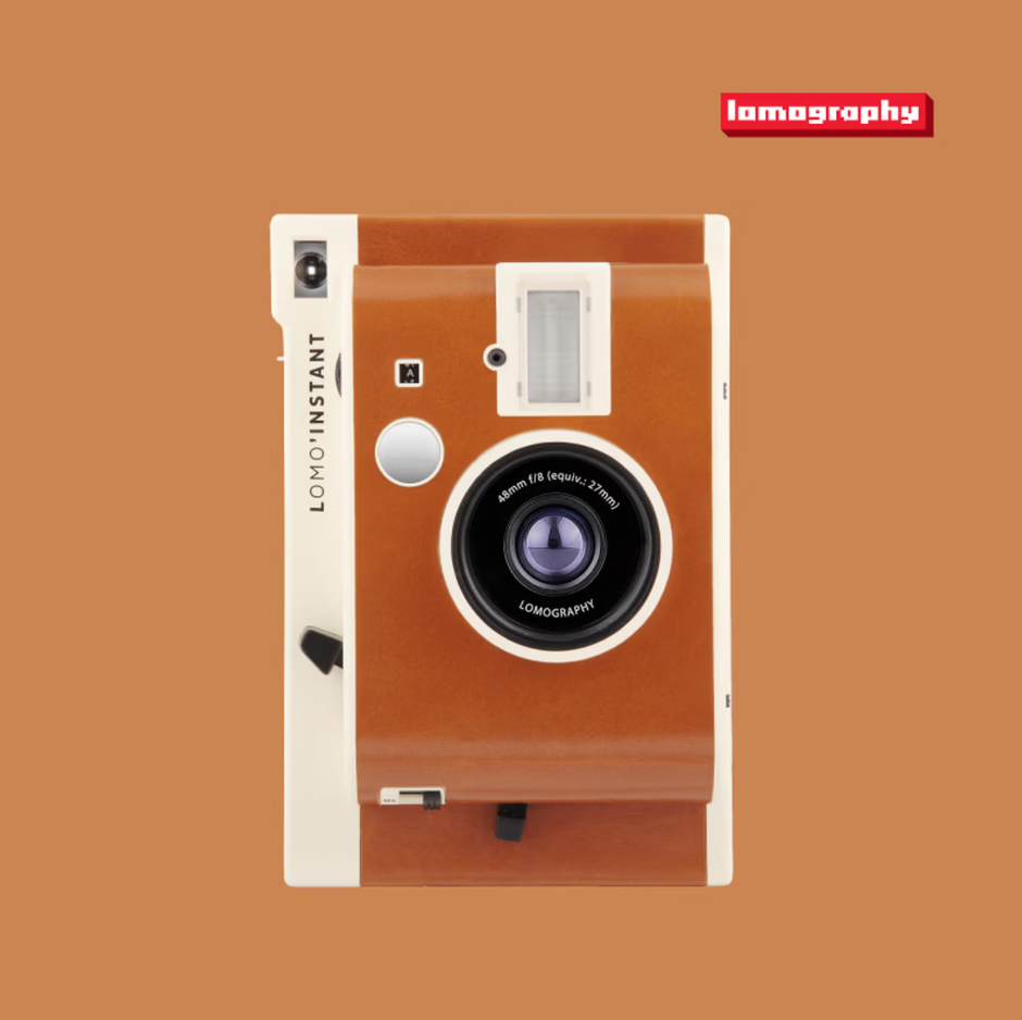 LOMOGRAPHY乐魔 Lomo' Instant 拍立得相机三寸相纸生日结婚情人节礼物自拍复古 复古琥珀色 单机（不含电池相纸）